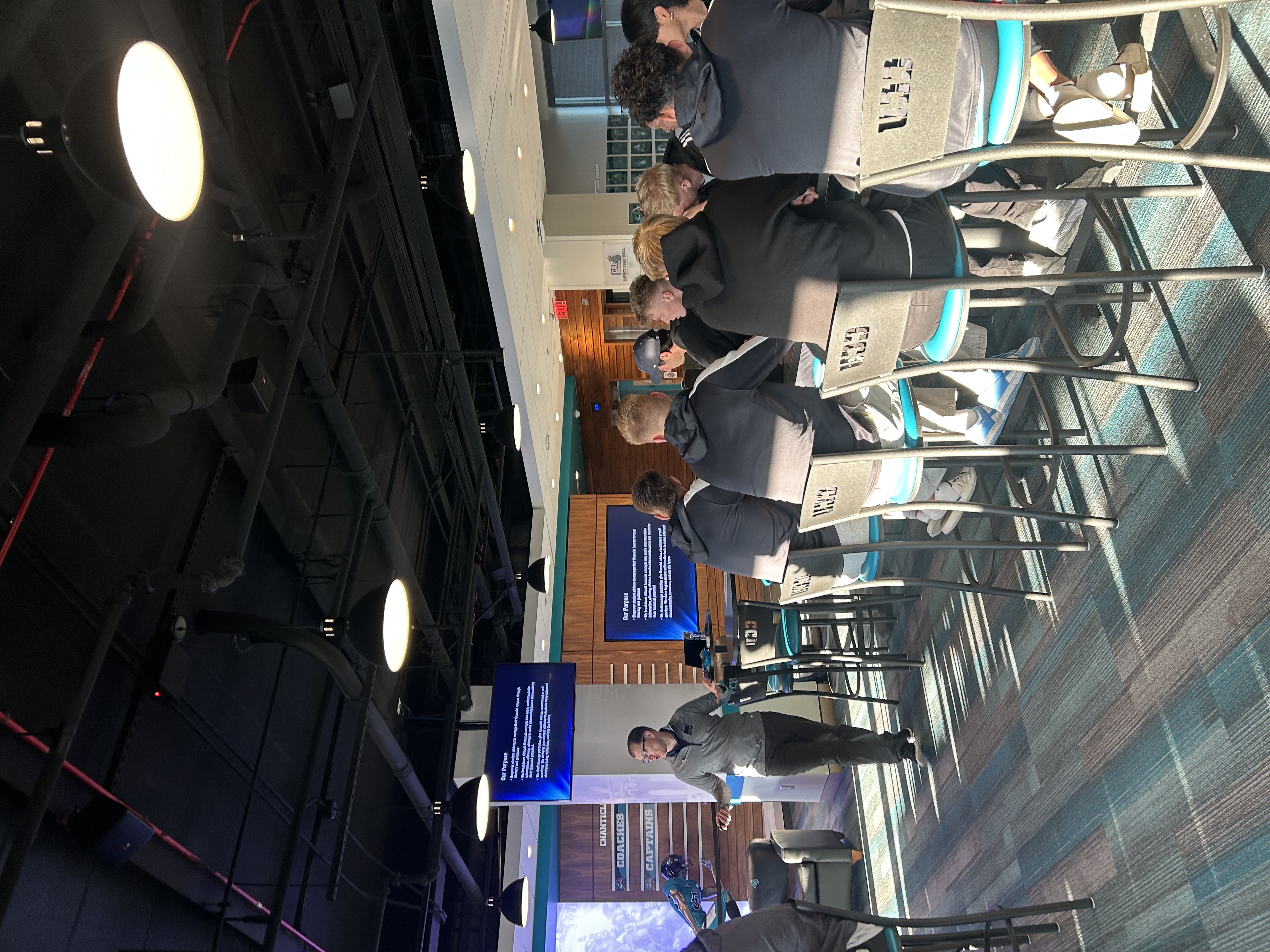 Stephen presenting at Coastal Carolina