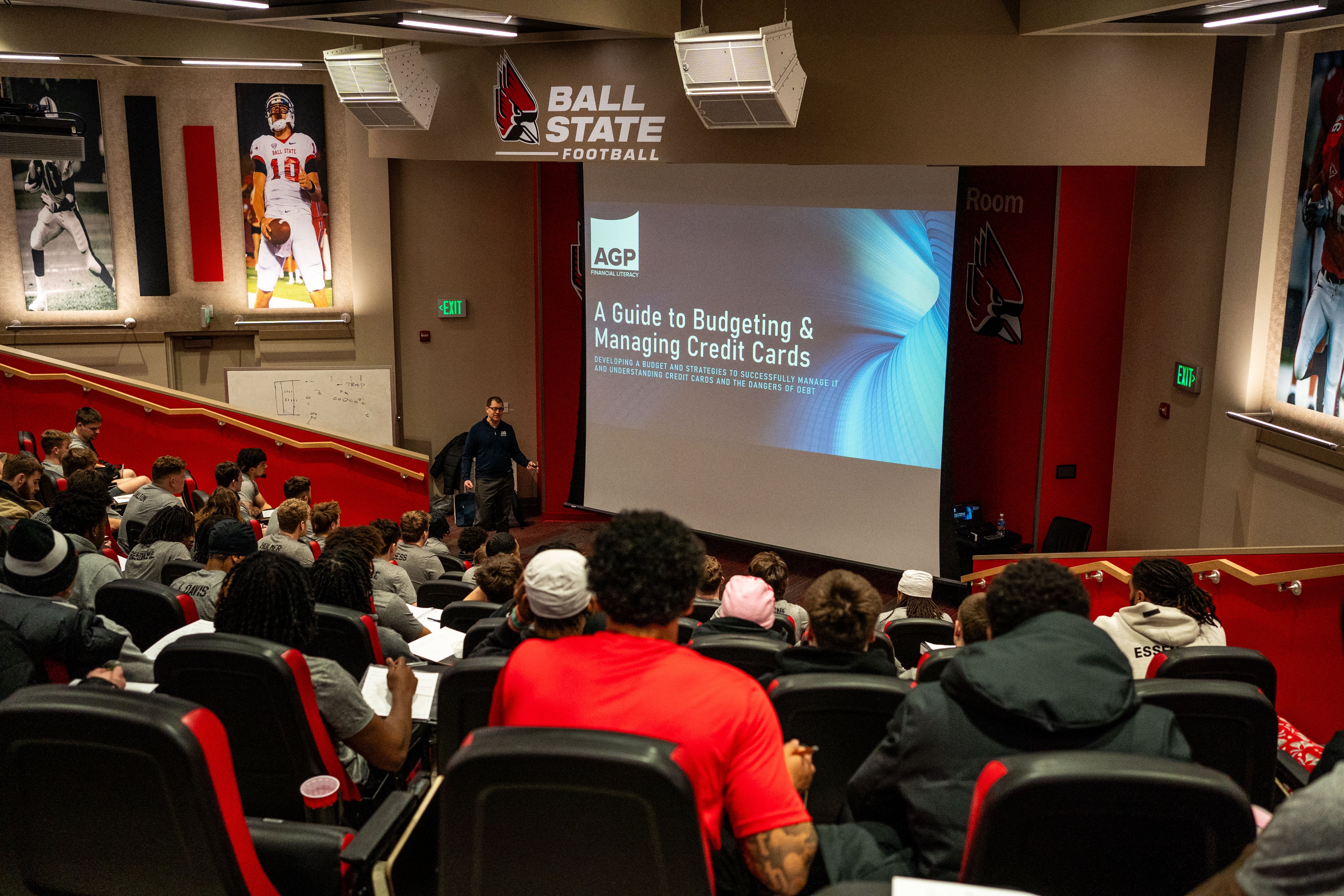 Stephen presenting at Ball State